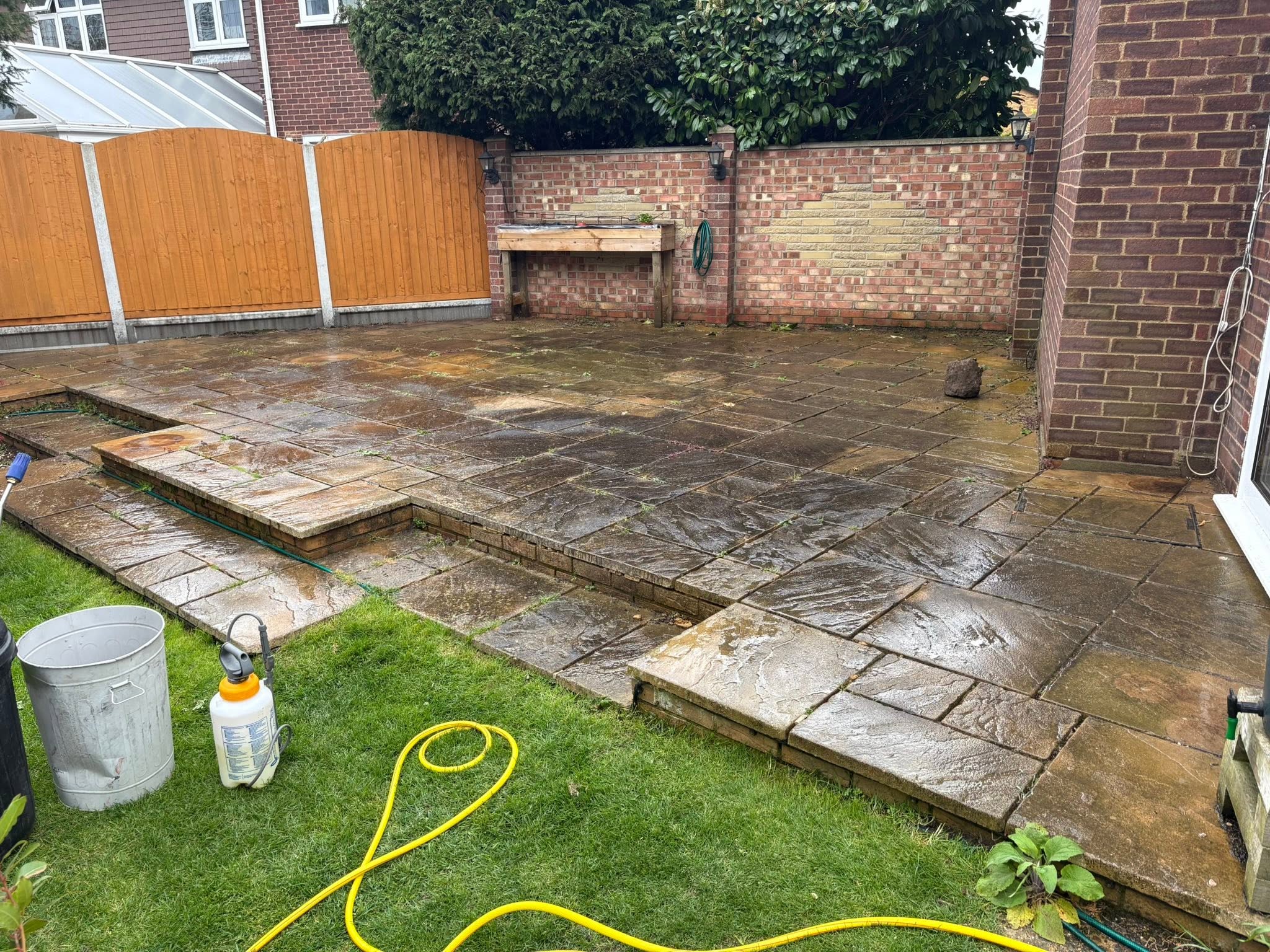 Before Pressure Washing